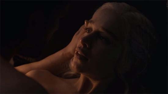 Daenerys Targaryen sex scene with Jon Snow