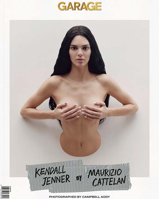 Kendall Jenner topless