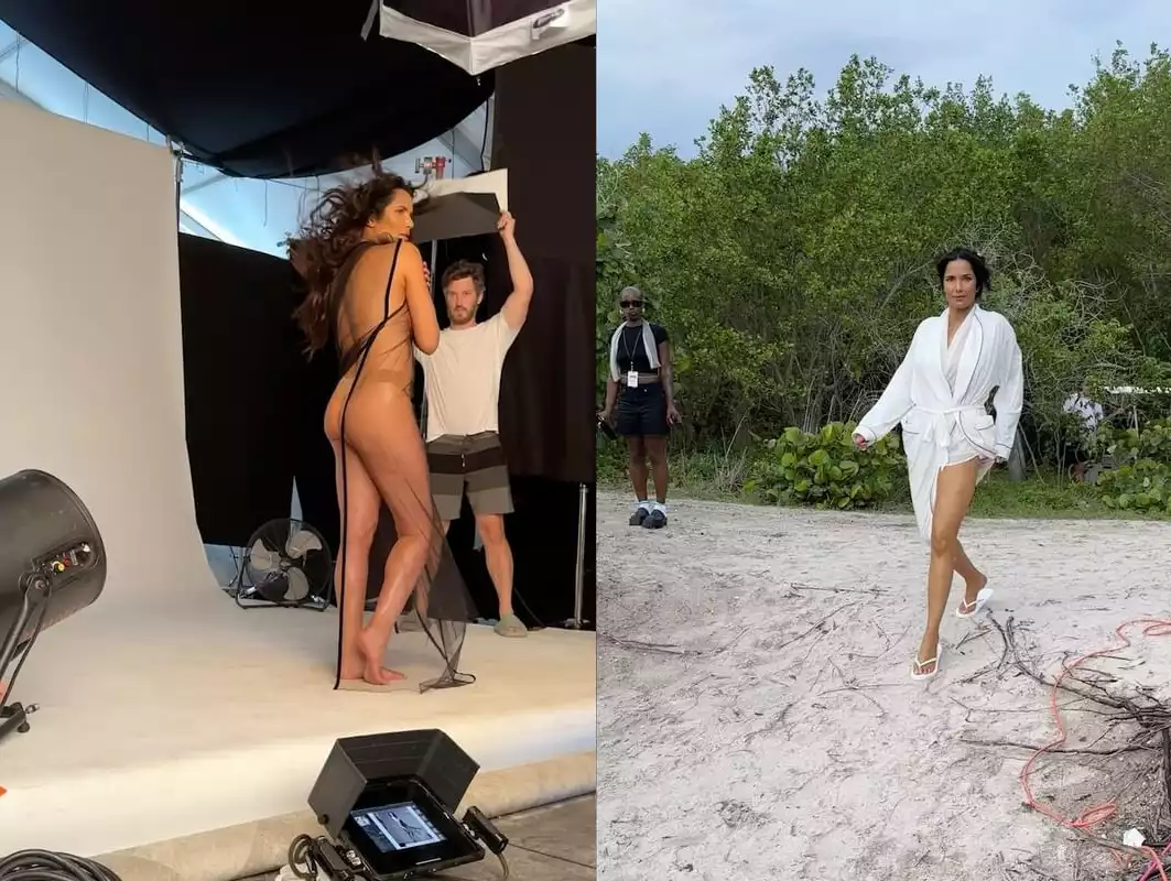 Padma Lakshmi Pirelli Calendar