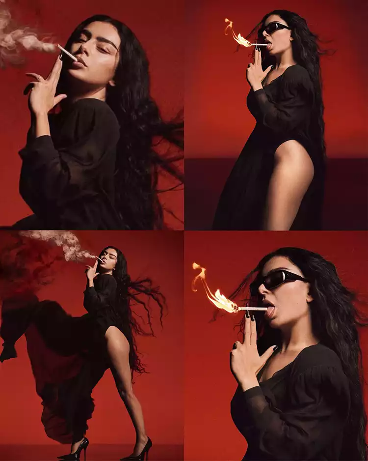 Charli XCX's Hot-as-Hell Editorial in POP Magazine