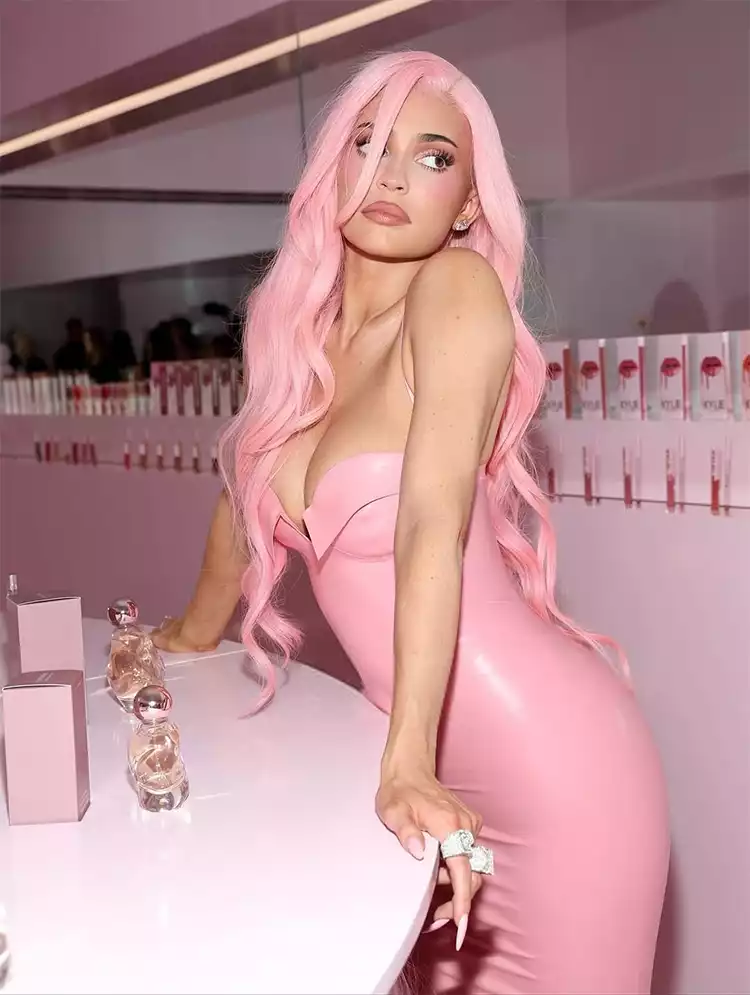 Kylie Jenner in Latex